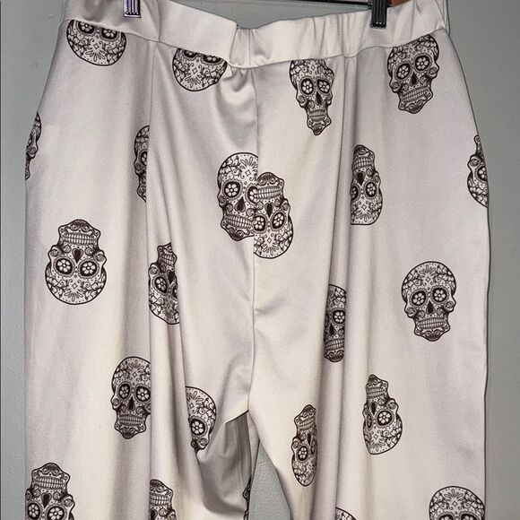 Skull Print Jogger Cropped Pants 3XL - Picture 9 of 9